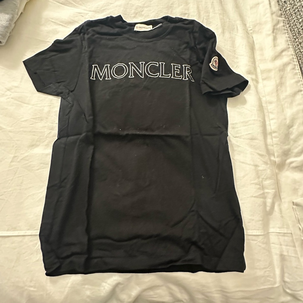 Moncler Black Short Sleeve Tee
